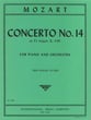 Concerto No. 14 in E Flat Major, K. 449 piano sheet music cover